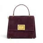 Geanta din piele naturala Suede Garnet Absolute MINI POLINE -PRECOMANDA