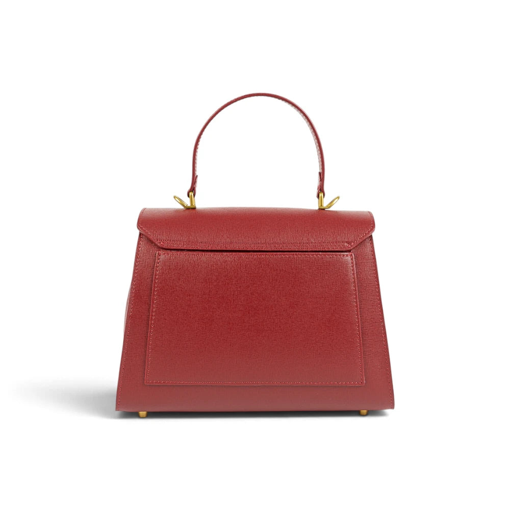 Geanta din piele naturala Sangria Maxi Grace