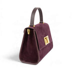 Geanta din piele naturala Suede Garnet Absolute MINI POLINE -PRECOMANDA