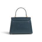 Geanta din piele naturala Navy Maxi Grace