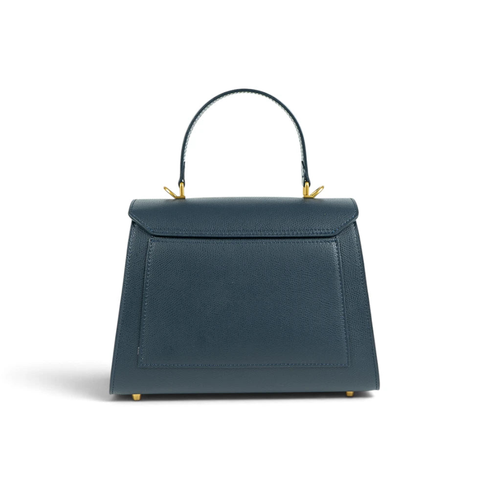 Geanta din piele naturala Navy Maxi Grace