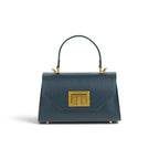 Geanta din piele naturala Navy Mini Grace