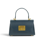 Geanta din piele naturala Navy Mini Grace