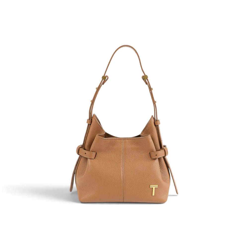 Geanta  din piele bizonata Camel Micro Boucle Imagine principală a produsului