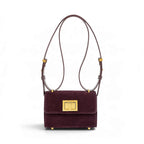 Geanta din piele naturala  Suede  Garnet Absolute Sophie -PRECOMANDA