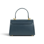 Geanta din piele naturala Navy Mini Grace