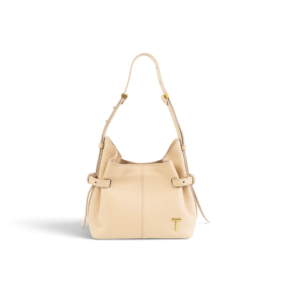 Geanta  din piele bizonata Nude Micro Boucle