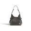 Geanta  din piele bizonata Dark chocolate Micro Boucle