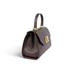 Geanta din piele naturala Bordeaux Maxi Grace