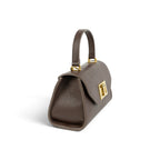 Geanta din piele naturala Chocolate (velvet) Mini Grace