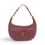 Geanta din piele naturala Bordeaux Moon Medium