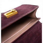 Geanta din piele naturala Suede Garnet Absolute Mini Grace -PRECOMANDA