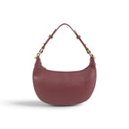 Geanta  din piele naturala Bordeaux Mini Moon