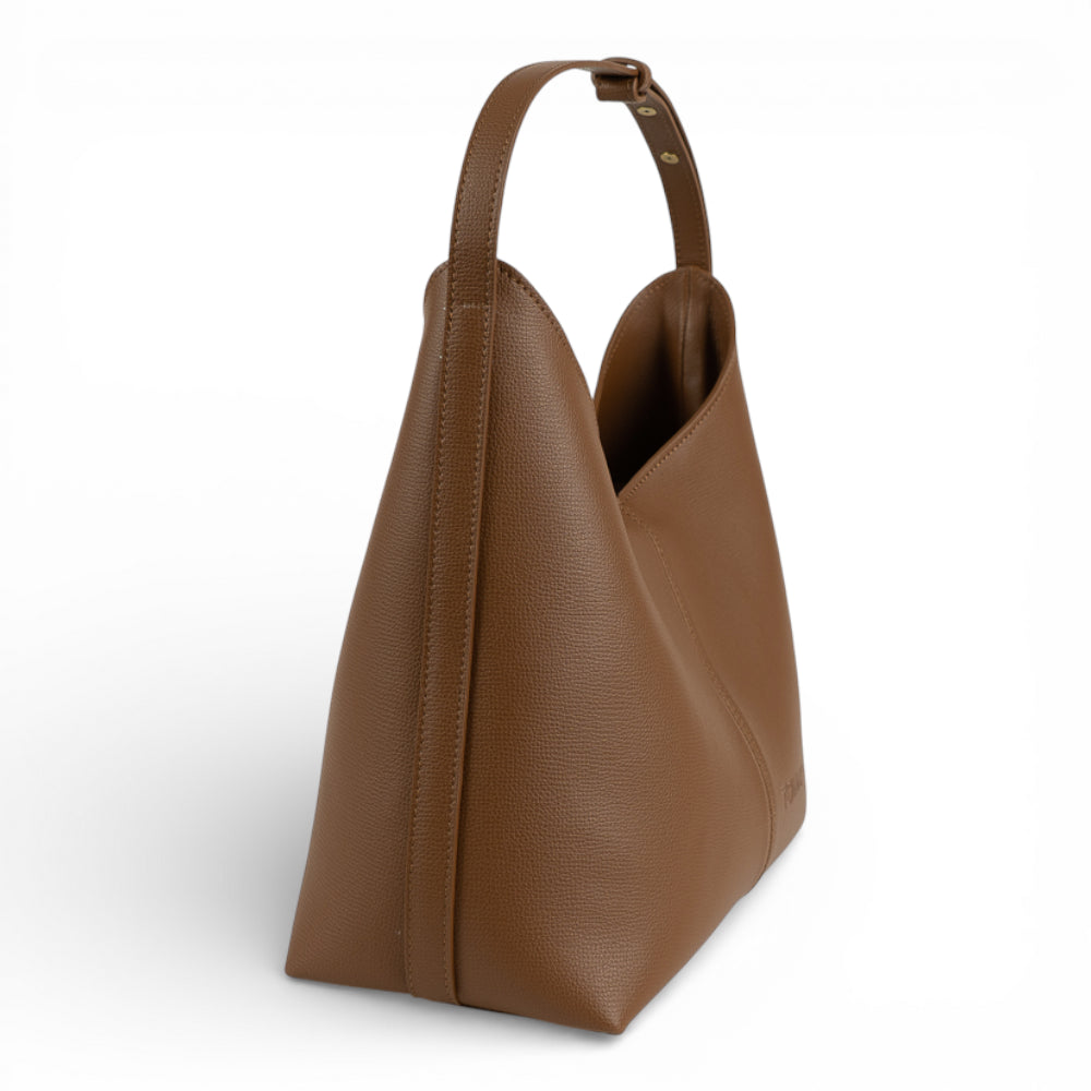 Geanta din piele naturala Camel Parmellato Thianna Imagine secundară a produsului