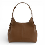 Geanta  din piele Parmellato Camel  Medium Boucle