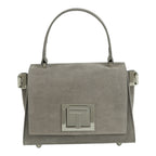 Geanta din piele naturala Migdala Suede MICRO POLINE