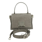 Geanta din piele naturala Migdala Suede MICRO POLINE