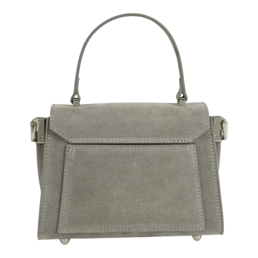 Geanta din piele naturala Migdala Suede MICRO POLINE