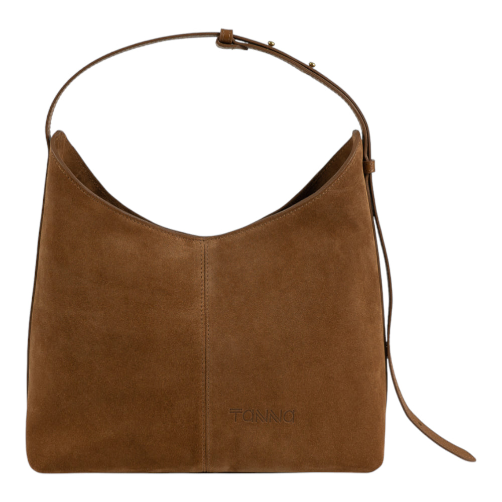 Geanta din piele naturala Terra suede Thianna Imagine principală a produsului