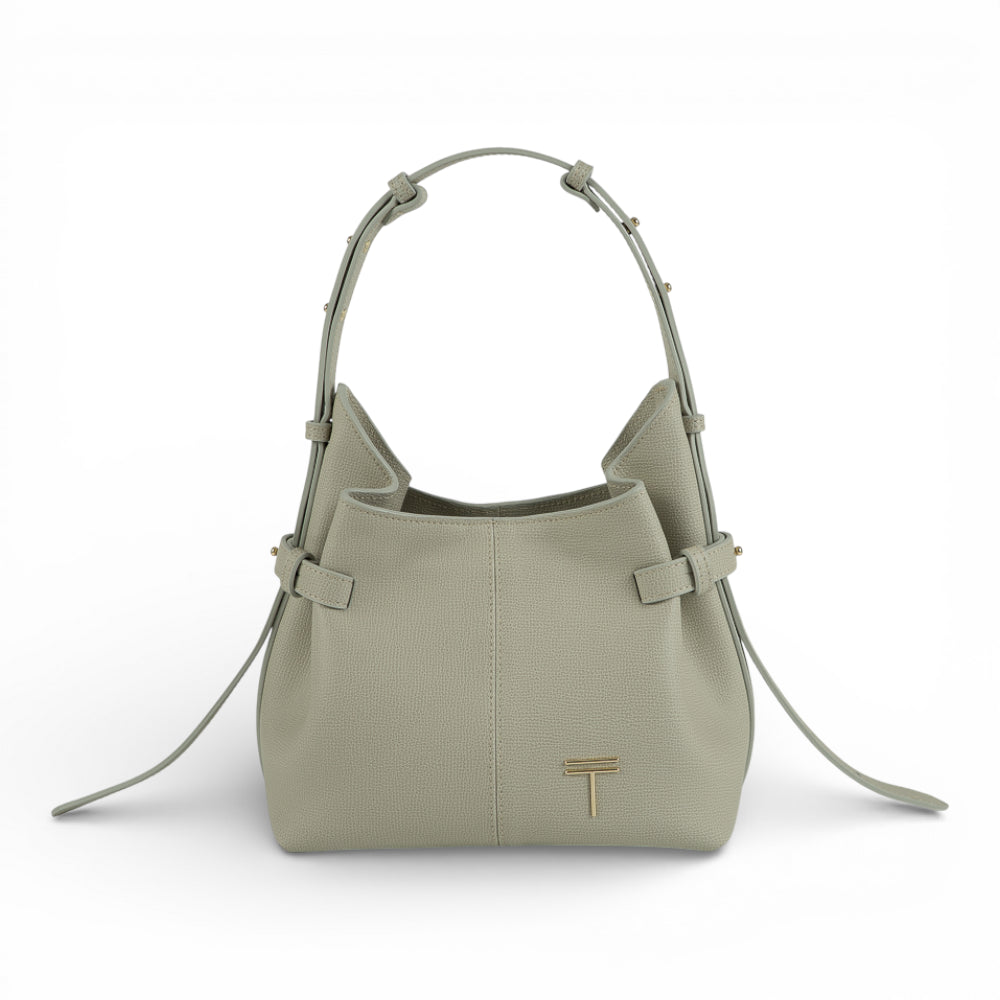 Geanta  din piele Parmellato  Cloud Dancer(alb murdar)  Micro Boucle