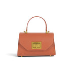 Geanta din piele naturala Terracota Bizonata Mini Grace