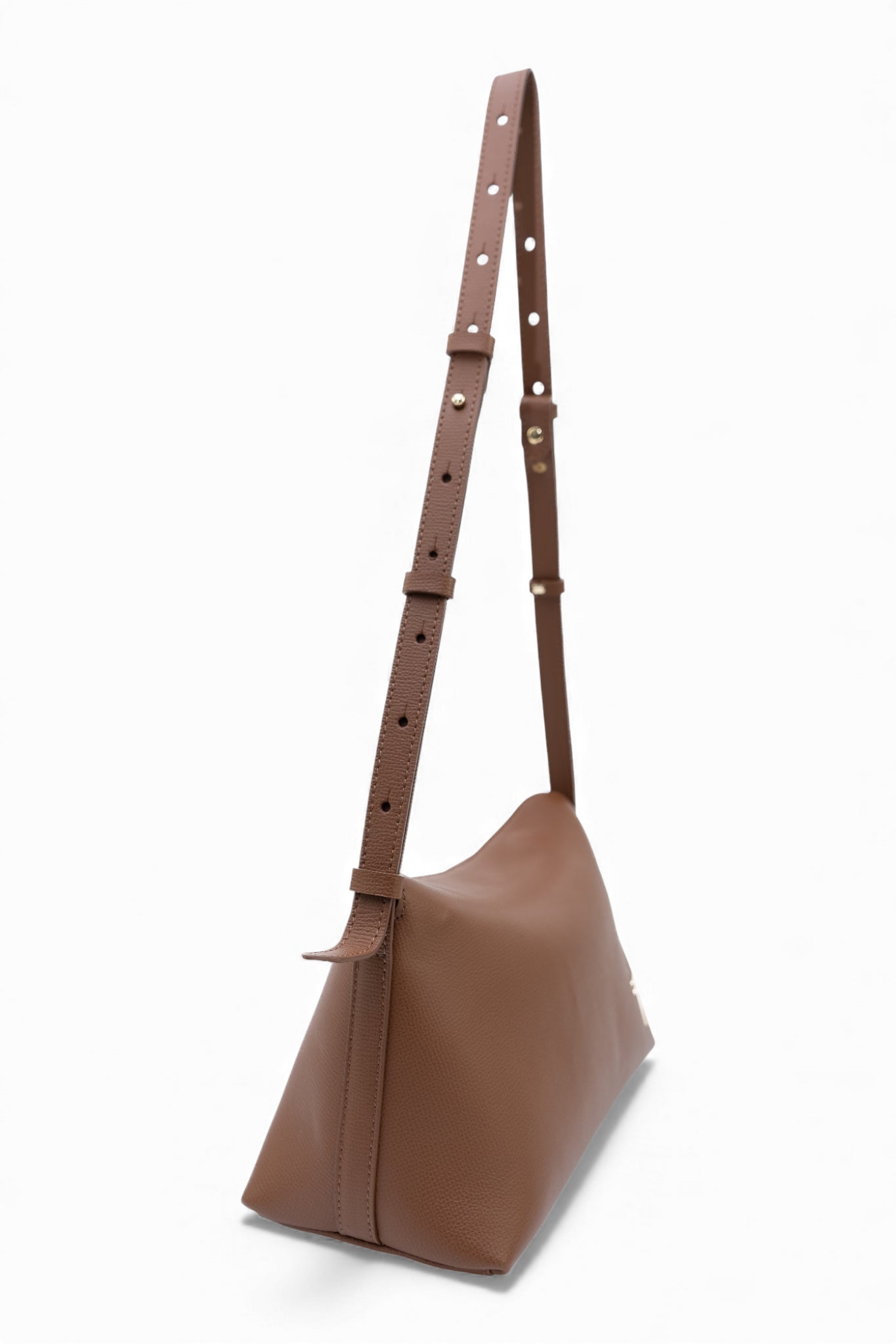 Geanta din piele naturala Camel Parmellato London Imagine secundară a produsului