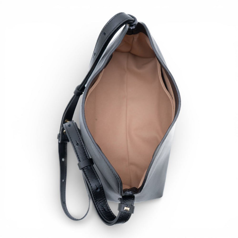 Geanta din piele naturala Chocolate Parmellato London