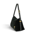 Geanta din piele naturala Black SUEDE  London