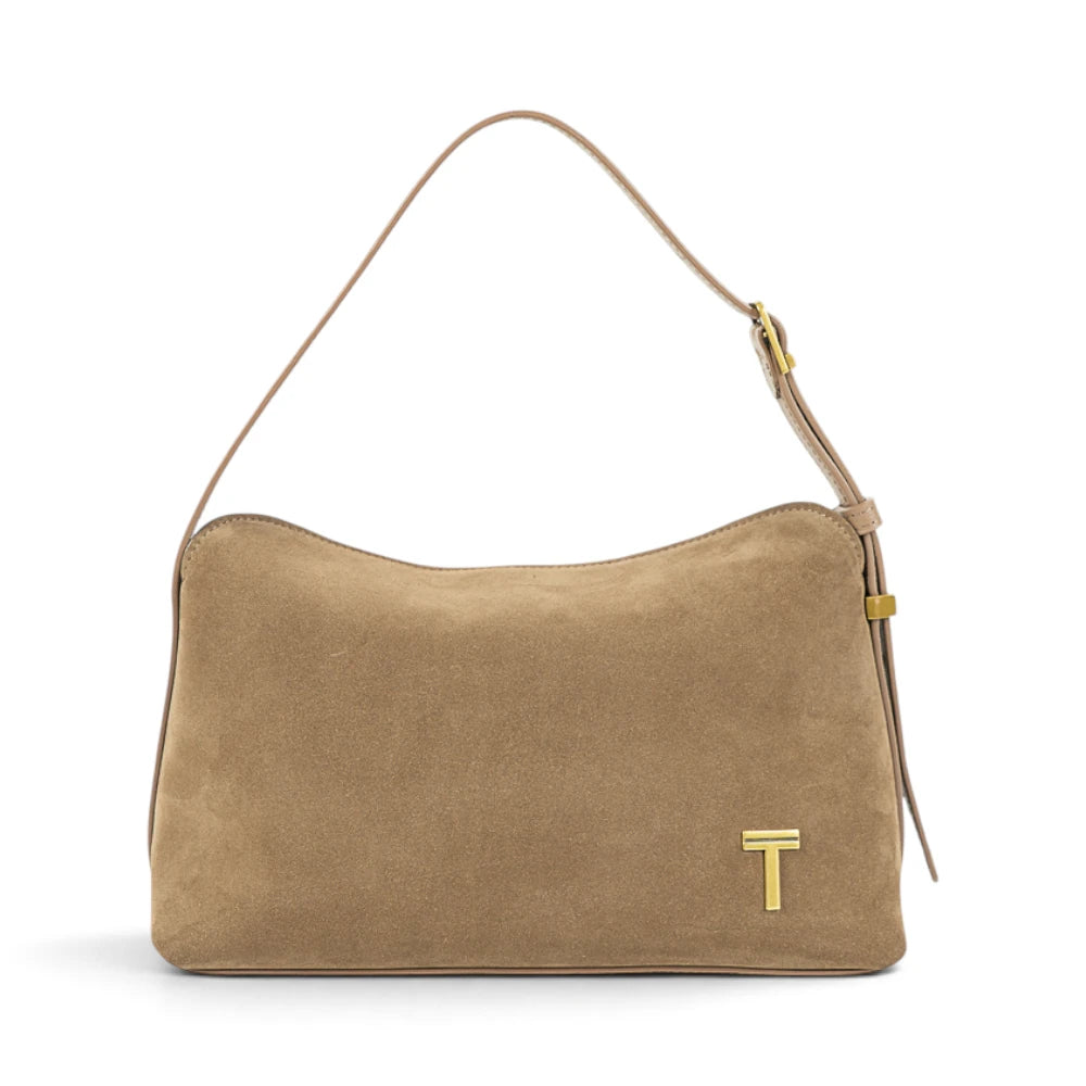 Geanta din piele naturala Caramel SUEDE  London
