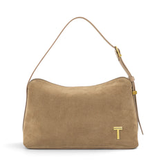 Geanta din piele naturala Caramel SUEDE  London