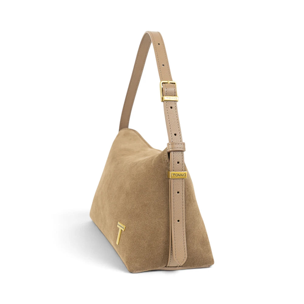 Geanta din piele naturala Caramel SUEDE  London
