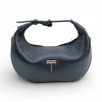 Geanta din piele naturala Negru Mini Moon