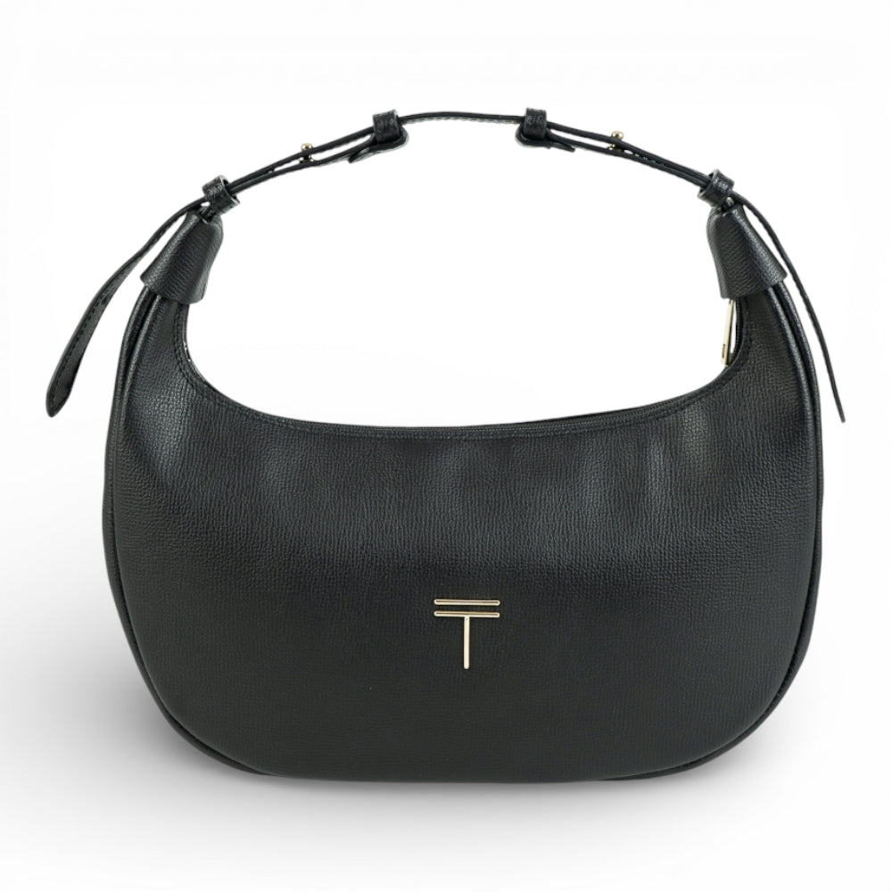 Geanta din piele naturala  Negru Moon Medium Imagine principală a produsului