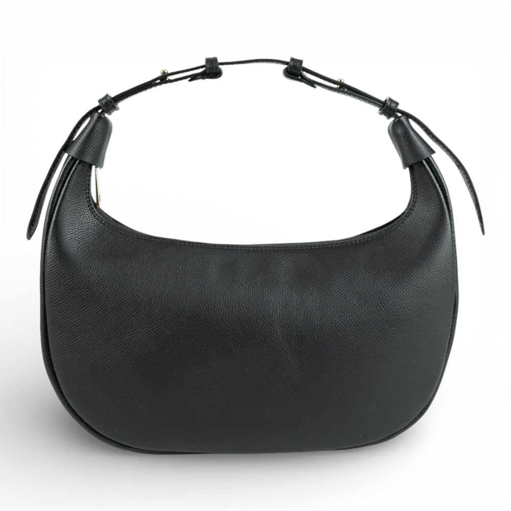 Geanta din piele naturala  Negru Moon Medium