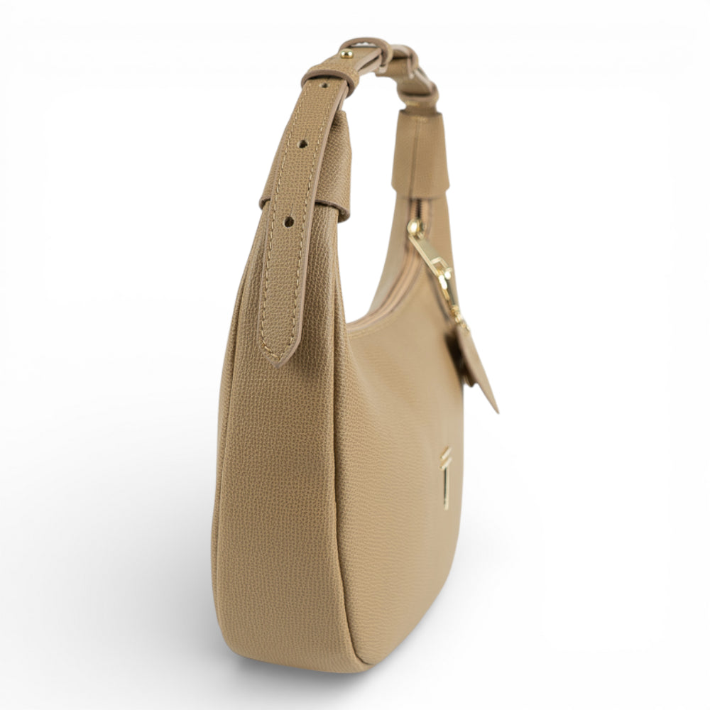 Geanta din piele naturala  Capuccino Moon Medium Imagine secundară a produsului