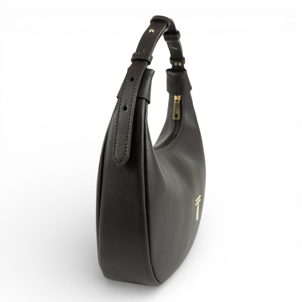 Geanta din piele naturala Chocolate Moon Medium