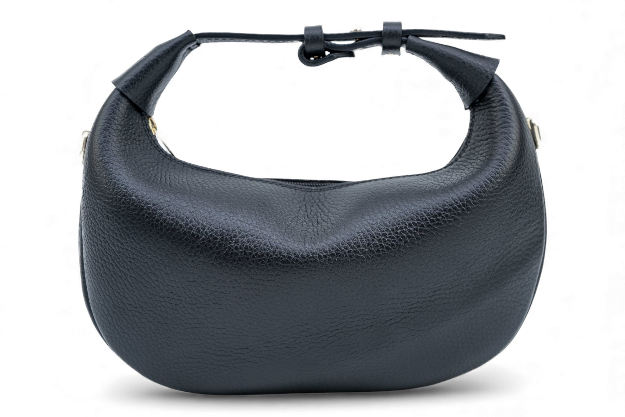 Geanta din piele naturala Negru Mini Moon