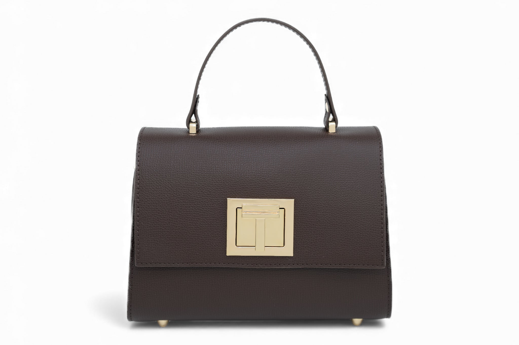 Geanta din piele naturala Ciocolata MINI POLINE