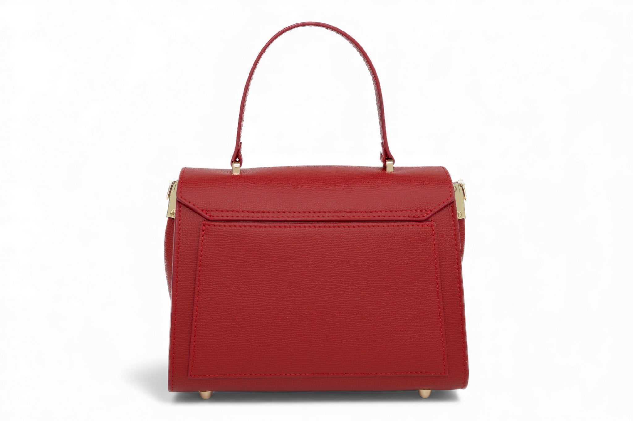 Geanta din piele naturala Rosu MINI POLINE