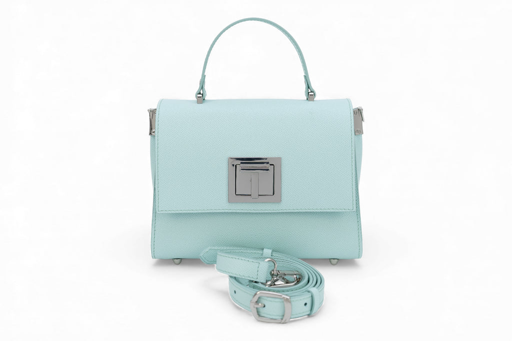 Geanta din piele naturala Menta MINI POLINE