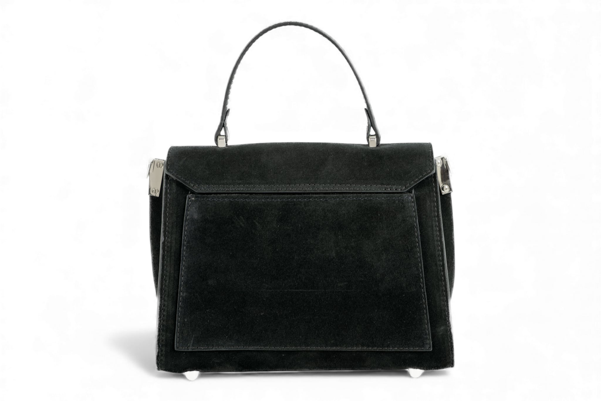 Geanta din piele naturala Negru Suede MINI POLINE