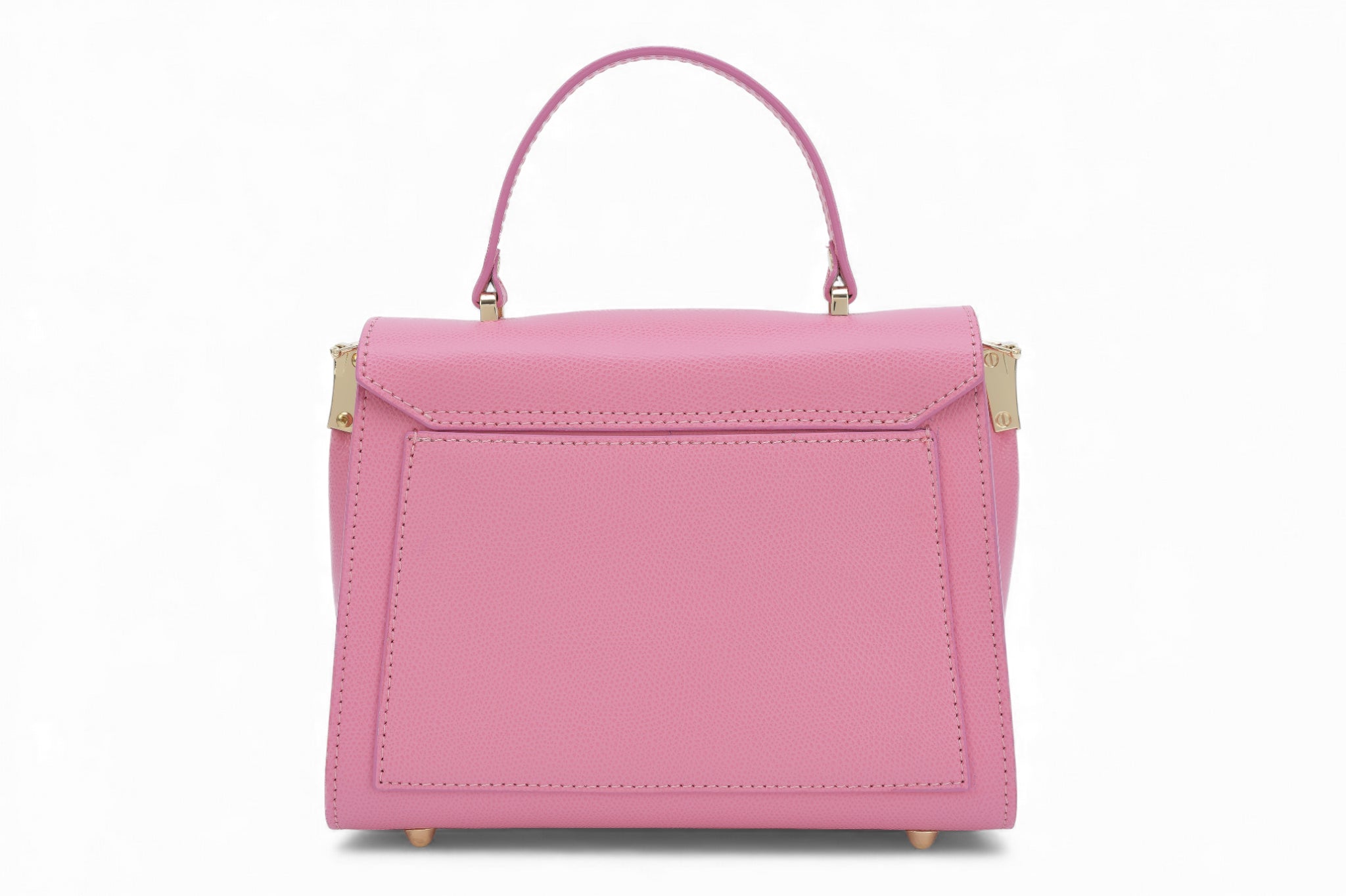 Geanta din piele naturala Candy Pink MINI POLINE