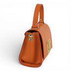 Geanta din piele naturala Orange MICRO POLINE