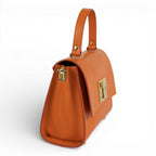 Geanta din piele naturala Orange MINI POLINE