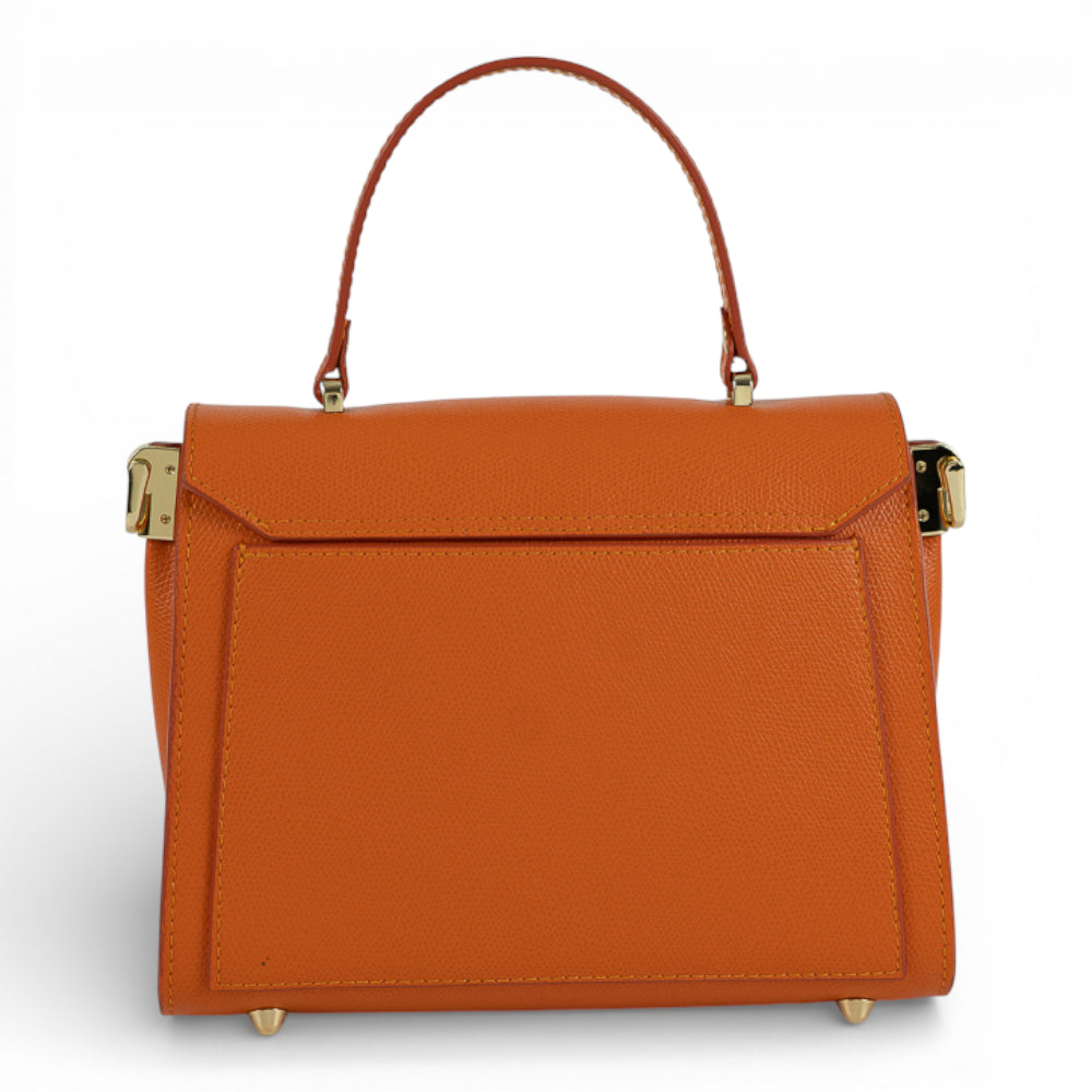 Geanta din piele naturala Orange MINI POLINE