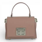 Geanta  din piele naturala Roz Nude MICRO POLINE