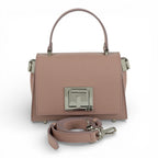 Geanta  din piele naturala Roz Nude MICRO POLINE