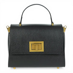 Geanta din piele naturala Black MINI POLINE editie limitata