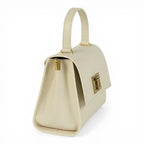 Geanta din piele naturala CREM MINI POLINE editie limitata
