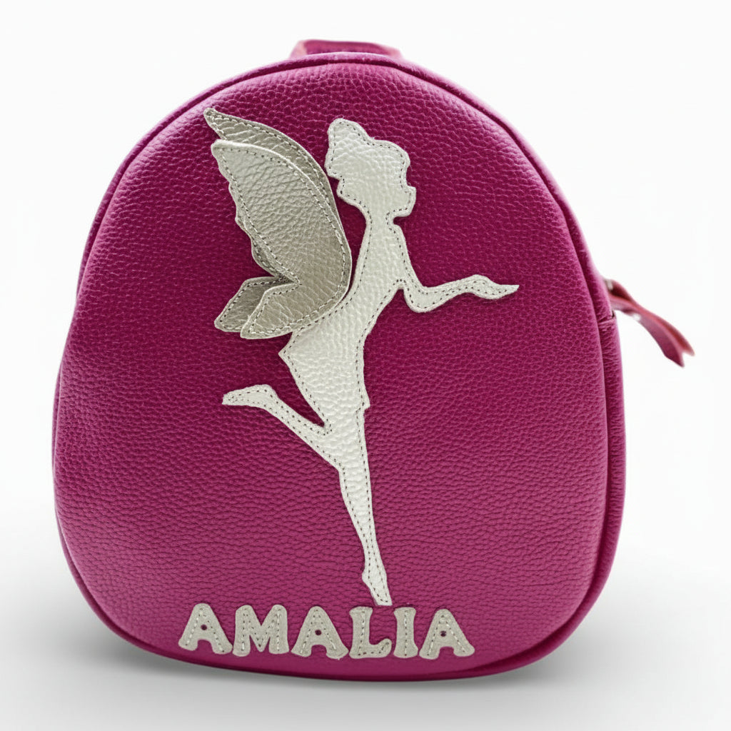 Rucsac gradinita pentru copii din piele naturală – personalizabil cu nume-Zana
